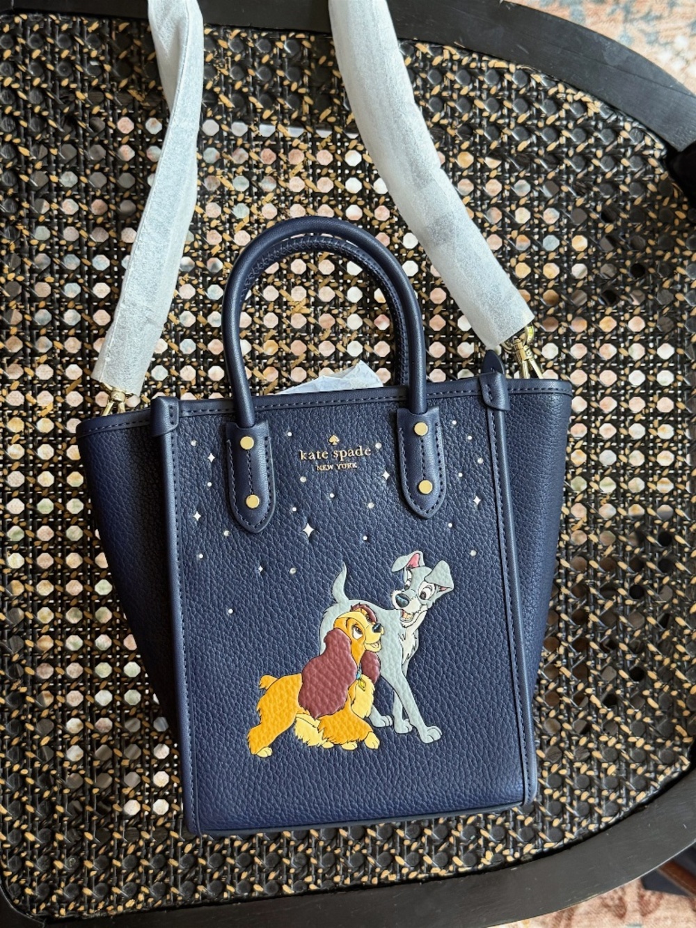 Disney X Kate Spade Lady and the Tramp mini tote crossbody